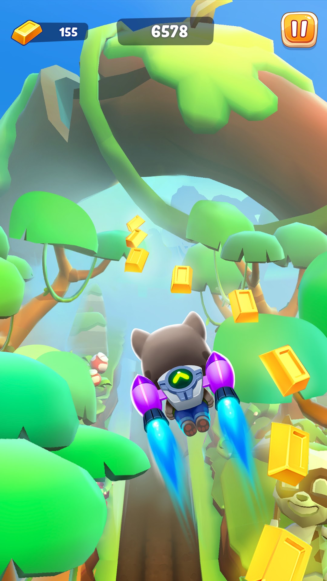 Talking Tom Time Rush mod apk screenshot 3