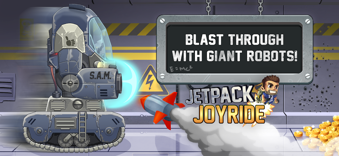 Jetpack Joyride mod apk screenshot 1