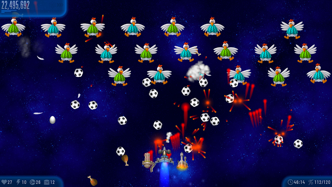 Chicken Invaders 5 mod apk screenshot 2