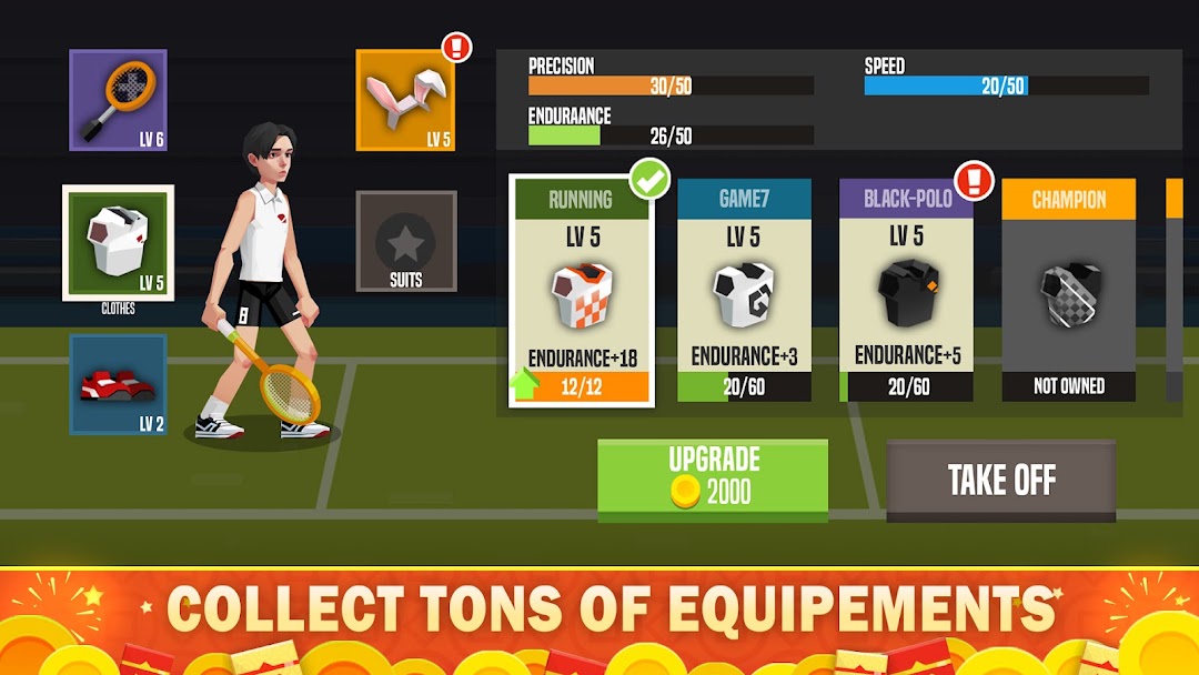 Badminton League mod apk screenshot 4