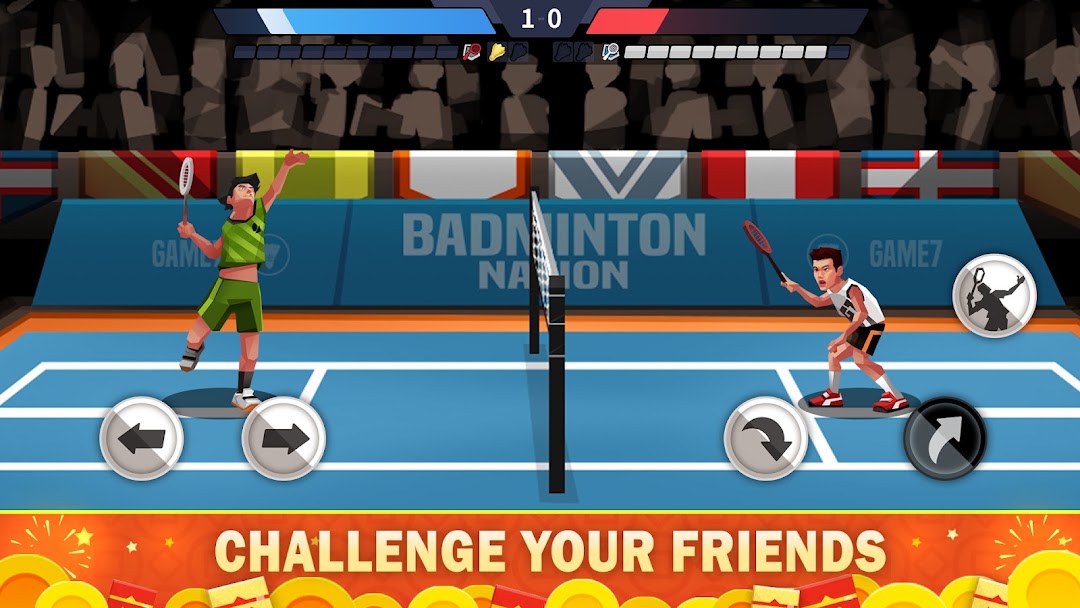 Badminton League mod apk screenshot 1