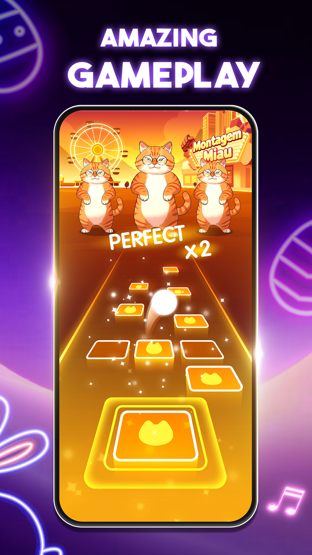 Tiles Hop Music & Ball Game mod apk screenshot 3