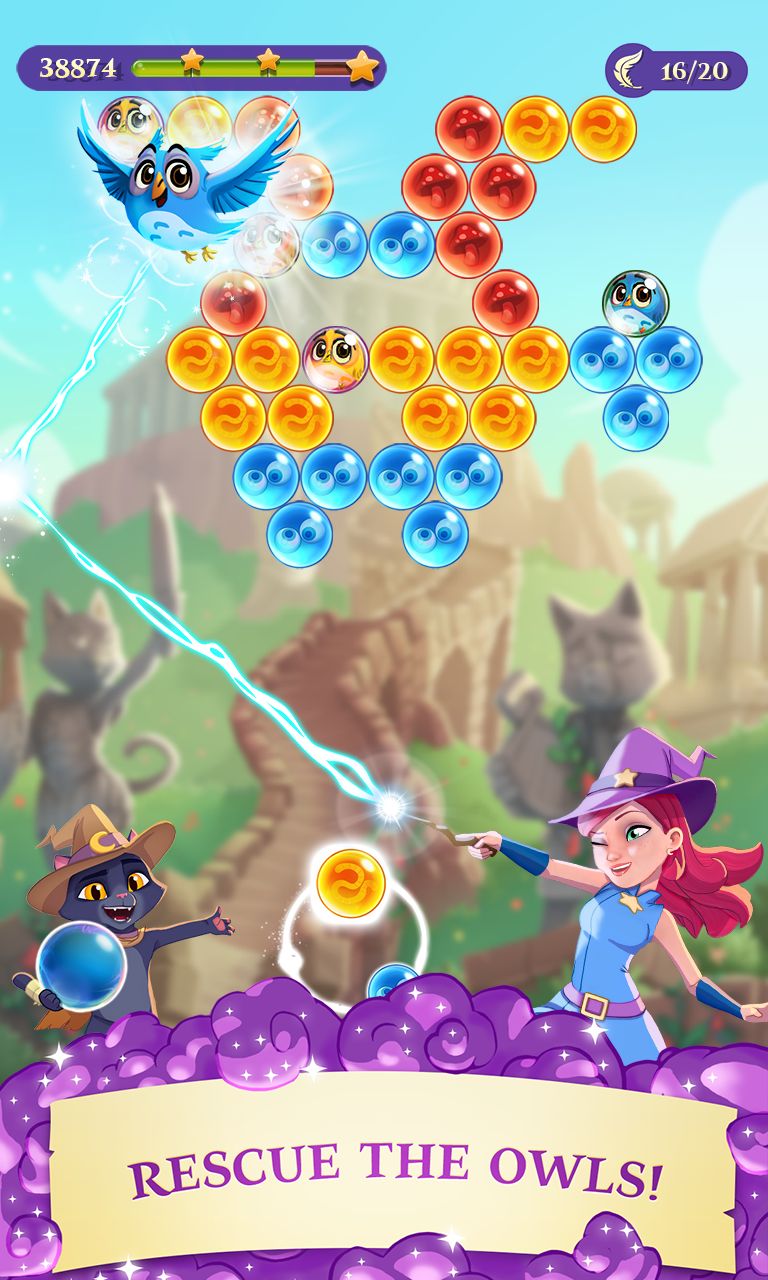 Bubble Witch 3 Saga mod apk screenshot 1