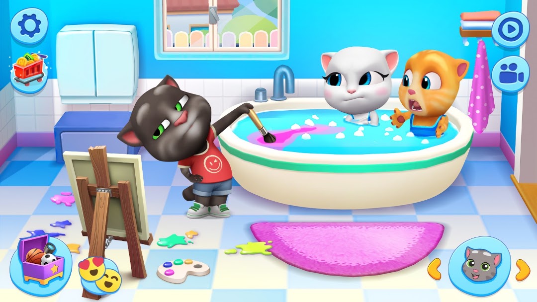 My Talking Tom Friends mod apk screenshot 1