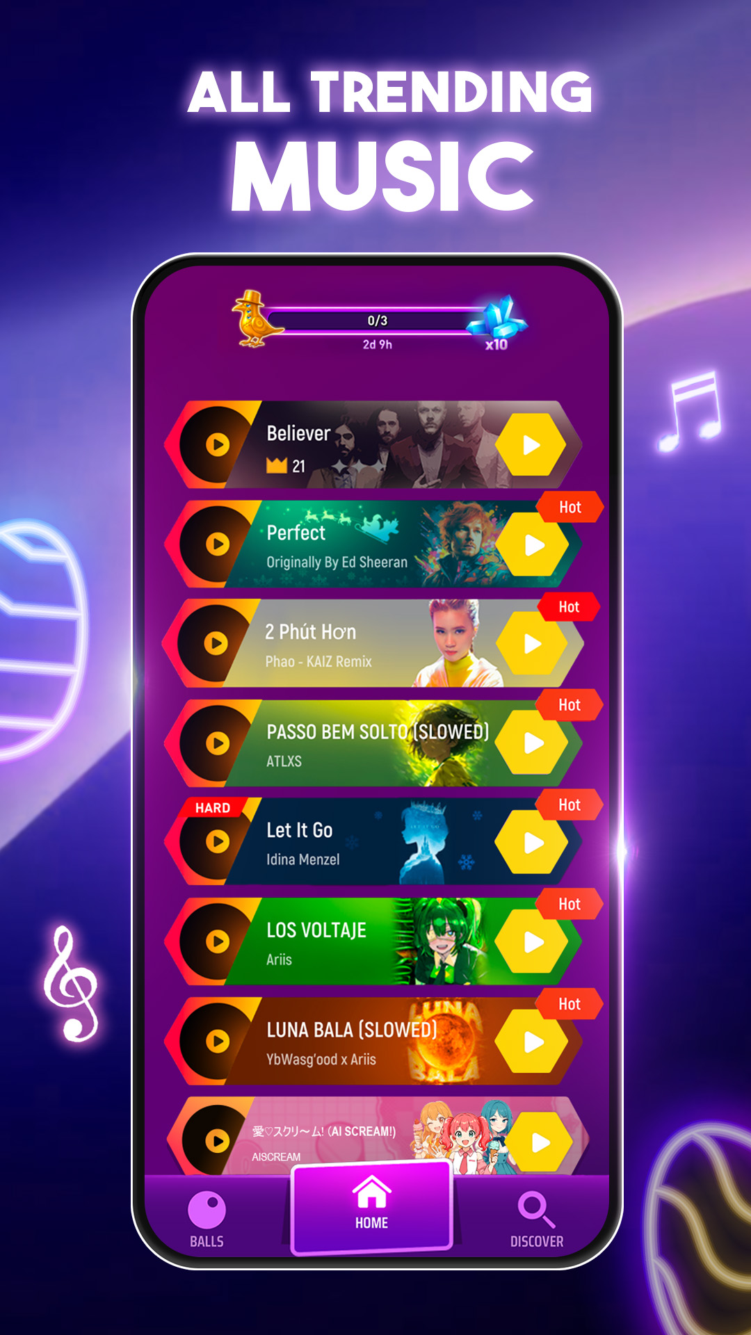 Tiles Hop Music & Ball Game mod apk screenshot 4