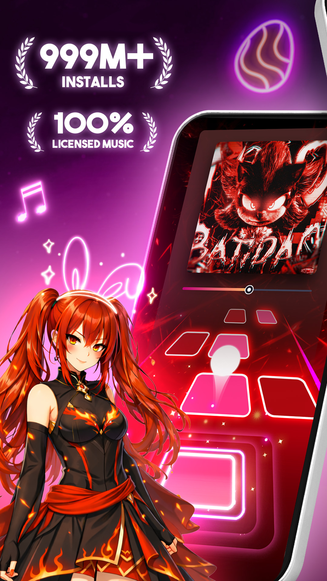 Tiles Hop Music & Ball Game mod apk screenshot 1