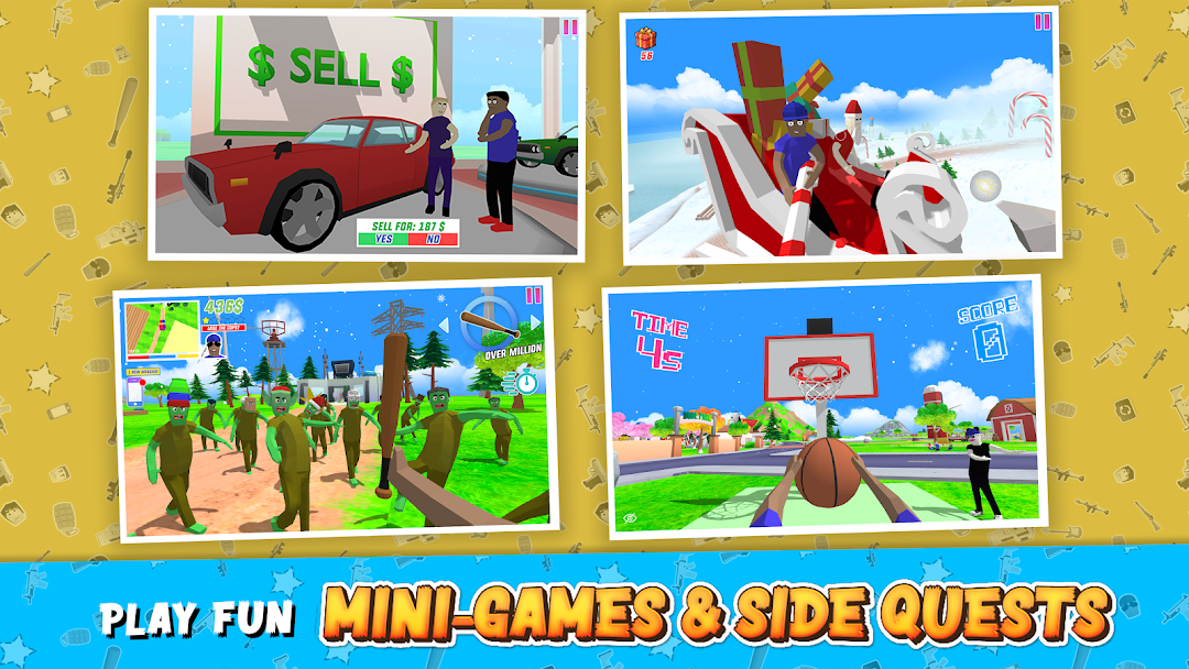 Dude Theft Wars FPS Open world mod apk screenshot 5