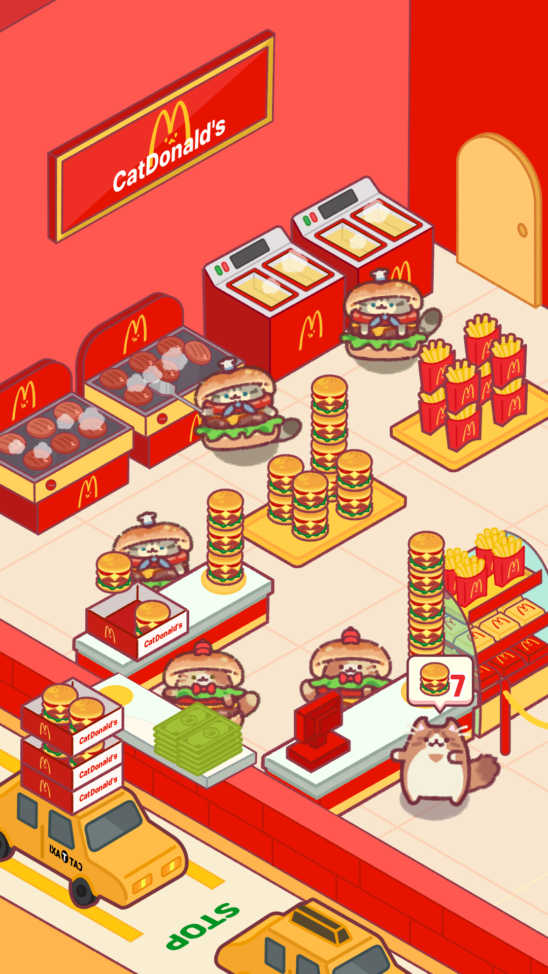 Cat Snack Bar: Cute Food Games mod apk screenshot 4