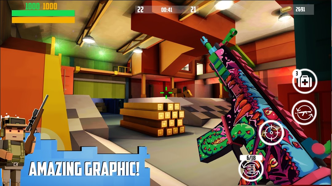 Block Gun 3D: FPS Shooter PvP mod apk screenshot 2