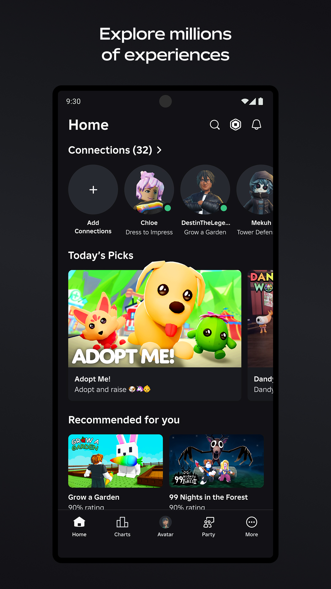 Roblox mod apk screenshot 1