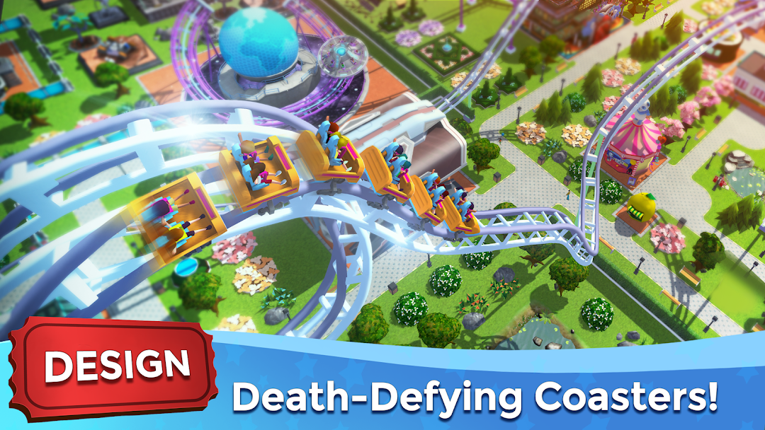 RollerCoaster Tycoon Touch mod apk screenshot 2