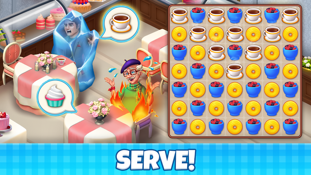 Manor Cafe - Match 3 Puzzle mod apk screenshot 4