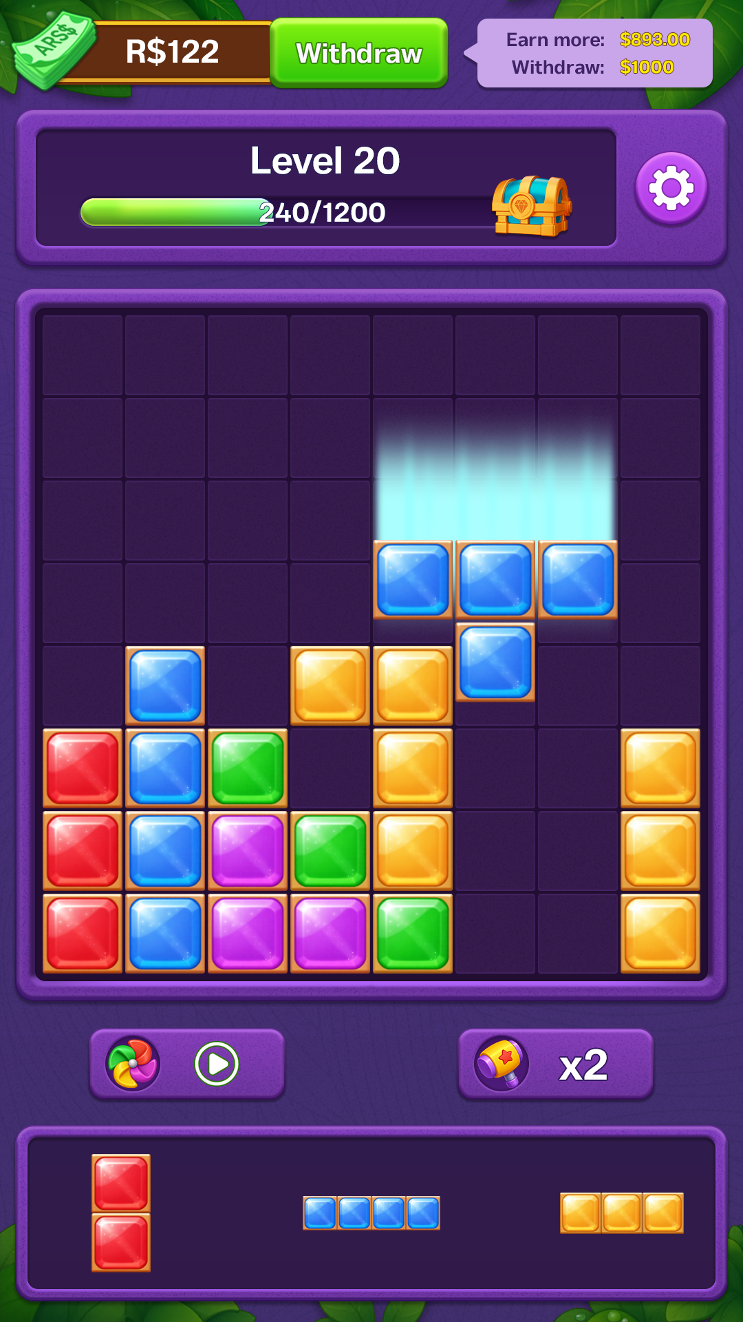 Block Blast mod apk screenshot 3