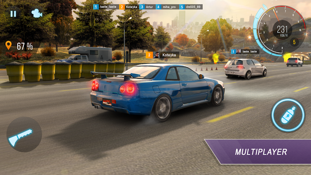 CarX Highway Racing mod apk screenshot 1