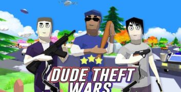 Dude Theft Wars MOD APK 0.9.0.9d2 PRO Menu, Unlimited Full Money, Ammo image