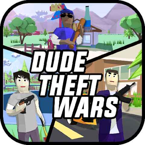 Dude Theft Wars 0.9.0.9c6 MOD APK Menu PRO, Unlimited Full Money, Ammo icon