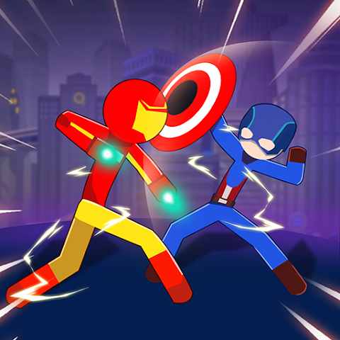 Super Stickman Heroes Fight 4.0 MOD APK Unlimited Full Money, Hero, No Ads icon