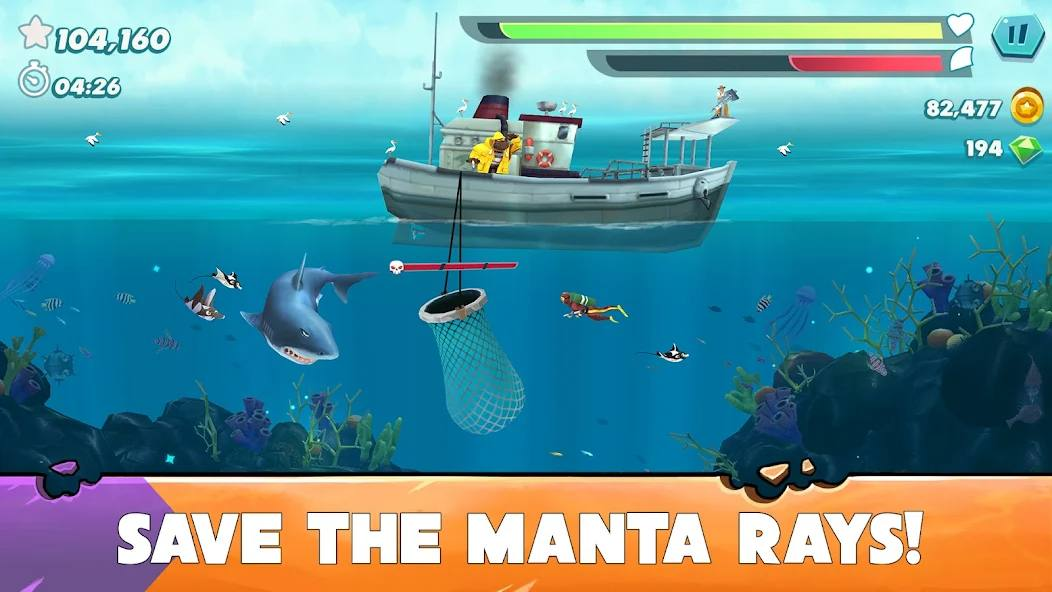 Trải Nghiệm Vượt Trội Với Hungry Shark Evolution MOD APK