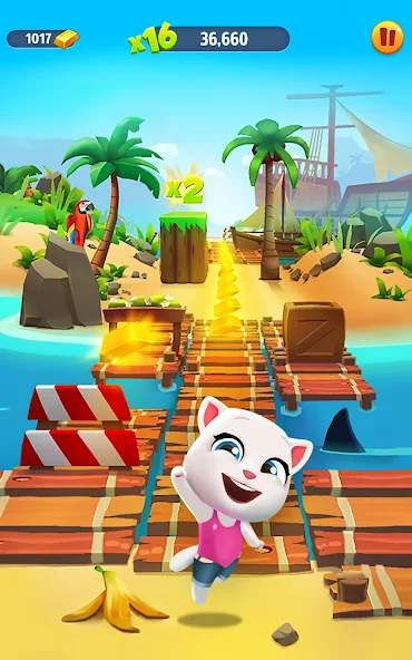 Tính năng nổi bật của Talking Tom Gold Run MOD APK