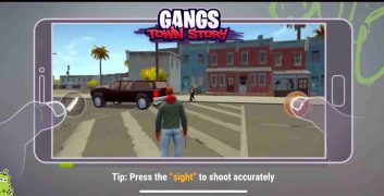 Gangs Town Story 0.31.2 MOD APK Menu PRO, Unlimited Full Money gems, Onehit, god mode, no reload image