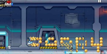 Jetpack Joyride 1.94.1 MOD APK Menu PRO, God mode image