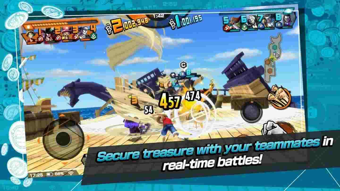 Tính Năng Nổi Bật Của ONE PIECE Bounty Rush MOD APK