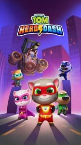 game Talking Tom Hero Dash mod apk