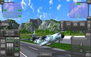 tai game Turboprop Flight Simulator mod apk